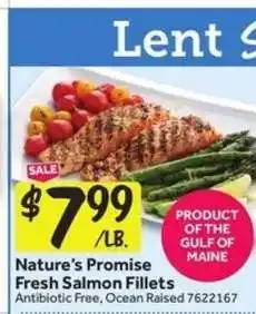 Stop&Shop Nature's Promise Fresh Salmon Fillets offer