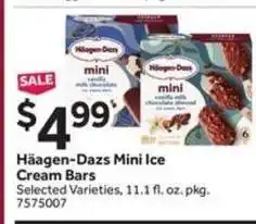 Stop&Shop Häagen-Dazs Mini Ice Cream Bars offer