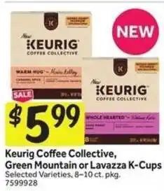 Stop&Shop Keurig Coffee Collective, Green Mountain or Lavazza K-Cups offer