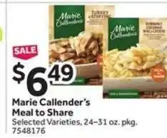 Stop&Shop Marie Callender's Meal to Share offer