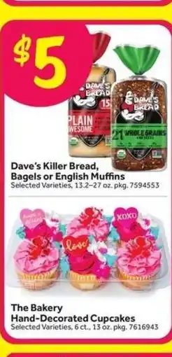 Stop&Shop Dave's Killer Bread, Bagels, or English Muffins offer