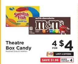 ShopRite Theatre Box Candy offer
