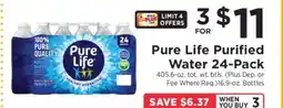 ShopRite Pure Life Purified Water 24-Pack offer