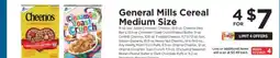 ShopRite General Mills Cereal Medium Size offer