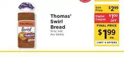 ShopRite Thomas' Swirl Bread offer