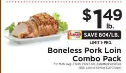 ShopRite Boneless Pork Loin Combo Pack offer