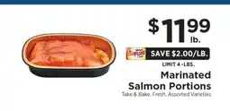 ShopRite Marinated Salmon Portions offer