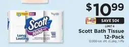 ShopRite Scott Bath Tissue 12-Pack offer