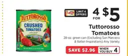 ShopRite Tuttorosso Tomatoes offer