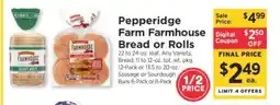 ShopRite Pepperidge Farm Farmhouse Bread or Rolls offer