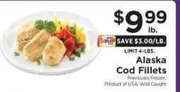 ShopRite Alaska Cod Fillets offer