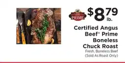 ShopRite Certified Angus Beef Prime Boneless Chuck Roast offer