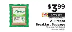 ShopRite Al Fresco Breakfast Sausage offer
