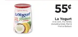 ShopRite La Yogurt offer