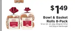 ShopRite Bowl & Basket Rolls 8-Pack offer