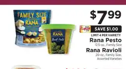 ShopRite Rana Pesto/Rana Ravioli offer