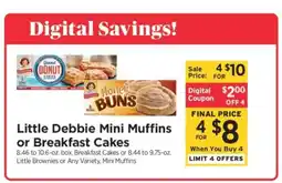 ShopRite Little Debbie Mini Muffins or Breakfast Cakes offer