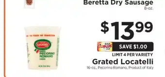 ShopRite Grated Locatelli offer
