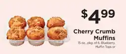 ShopRite Cherry Crumb Muffins offer