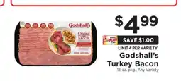 ShopRite Godshall's Turkey Bacon offer