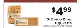 ShopRite Di Bruno Bros. Dry Pasta offer