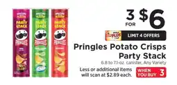 ShopRite Pringles Potato Crisps Party Stack offer