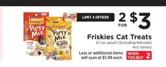 ShopRite Friskies Cat Treats offer