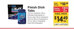 ShopRite Finish Dish Tabs offer