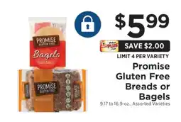 ShopRite Promise Gluten Free Breads or Bagels offer