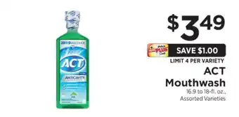 ShopRite Act Mouthwash offer