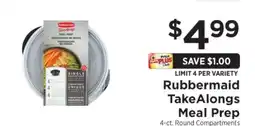 ShopRite Rubbermaid TakeAlongs Meal Prep offer