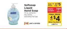 ShopRite Softsoap Liquid Hand Soap offer