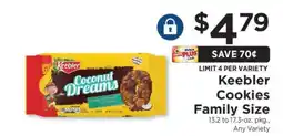 ShopRite Keebler Cookies Family Size offer