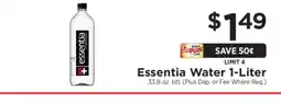 ShopRite Essentia Water 1 Liter offer