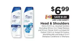 ShopRite Head & Shoulders offer