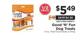 ShopRite Good 'n' Fun Dog Treats offer