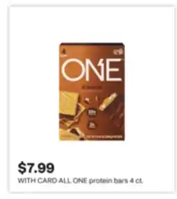 CVS ALL ONE protein bars offer