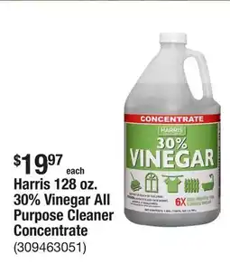 The Home Depot Harris 128 oz. 30% Vinegar All Purpose Cleaner Concentrate offer
