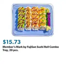 Sam's Club Member's Mark by FujiSan Sushi Roll Combo Tray, 20 pcs offer