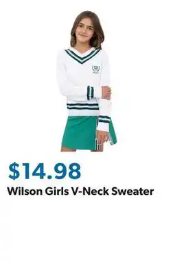 Sam's Club Wilson Girls V-Neck Sweater offer