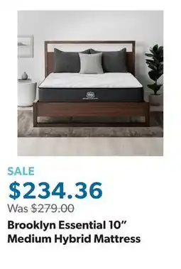 Sam's Club Brooklyn Essential 10 Medium Hybrid Mattress offer
