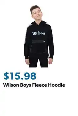 Sam's Club Wilson Boys Fleece Hoodie offer