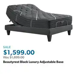 Sam's Club Beautyrest Black Luxury Adjustable Base offer