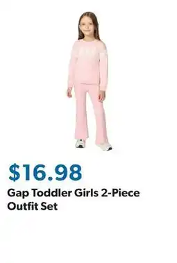 Sam's Club Gap Toddler Girls 2-Piece Outfit Set offer