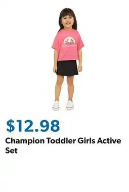 Sam's Club Champion Toddler Girls Active Set offer