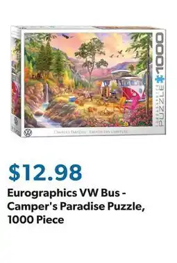Sam's Club Eurographics VW Bus - Camper's Paradise Puzzle, 1000 Piece offer
