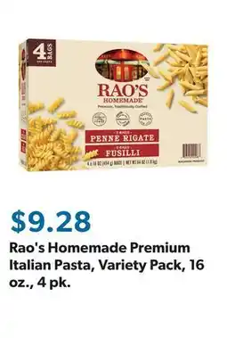 Sam's Club Rao's Homemade Premium Italian Pasta, Variety Pack, 16 oz., 4 pk offer