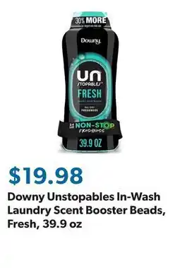 Sam's Club Downy Unstopables In-Wash Laundry Scent Booster Beads, Fresh, 39.9 oz offer