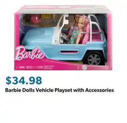 Sam's Club Barbie Dolls Vehicle Playset with Accessories offer