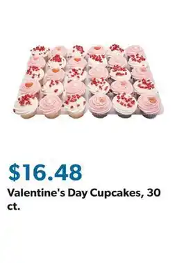 Sam's Club Valentine's Day Cupcakes, 30 ct offer